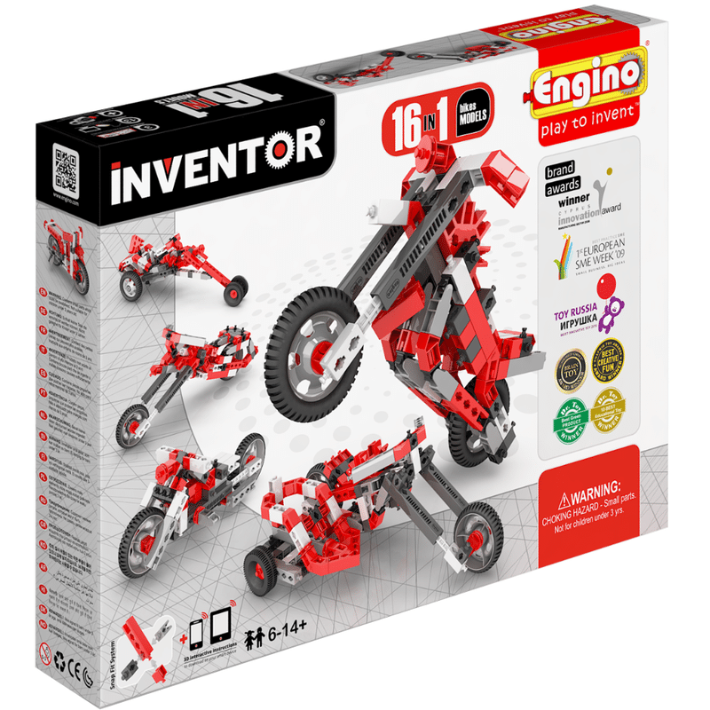 Engino Inventor 16 Modelli Moto | Costruzioni 3D Per Bambini 140 Pezzi - 4