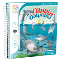 Smart Games - Flippin' Dolphins - Magnetic Travel Game