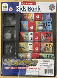 Kids Bank – Play Money Set - The Learning Journey