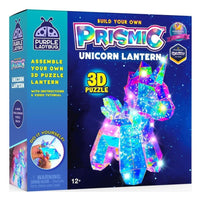 Prismic 3D Puzzle Lantern Kit: Unicorn
