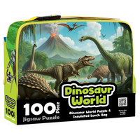 Dinosaur World Jigsaw & Lunch Box Cooler - Puzzle Master