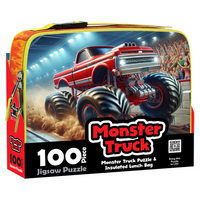 Monster Truck Jigsaw & Lunch Box Cooler - Puzzle Master