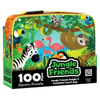Jungle Friends Jigsaw & Lunch Box Cooler - Puzzle Master