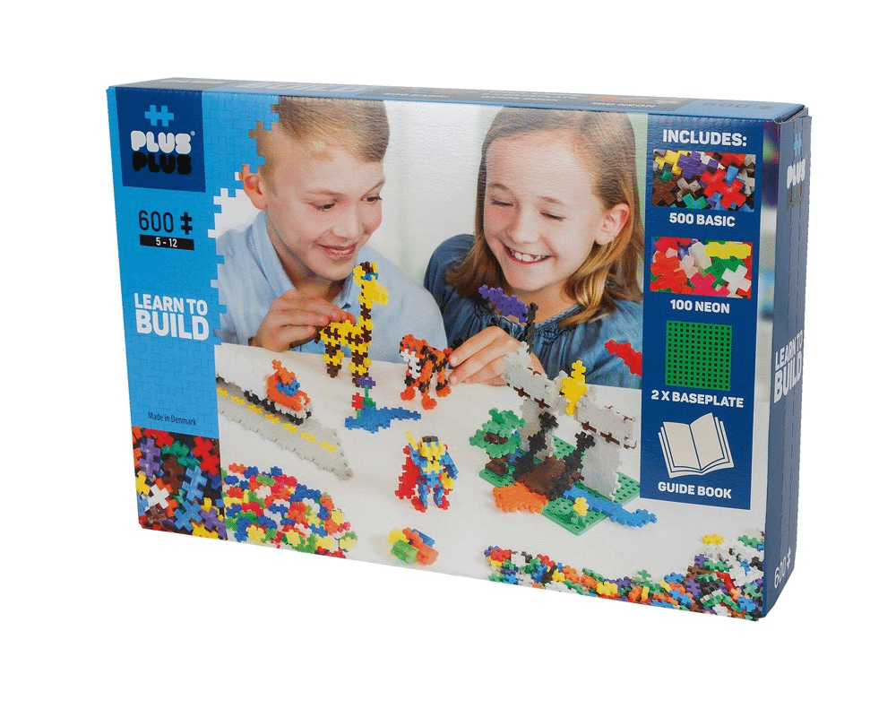 Plus-Plus - Basic - Learn to Build - 600 pcs – CuriousKidzz