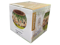 Pintoo product box for decorative round planter with pumpkin floral print