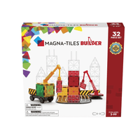 MAGNA-TILES® Builder 32-Piece Magnetic Construction Set