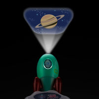 National Geographic Space Rocket Projector with Night Light (3in1)