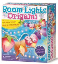 Origami room lights craft kit box with colorful paper light decoration illustrations