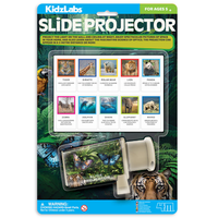 KidZlabs wildlife slide projector retail box, ages 5+ included