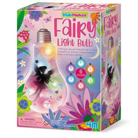 Fairy Light Bulb DIY kit box with butterfly graphics and six color lights