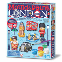 London mould-and-paint craft kit box with magnet pieces and landmarks