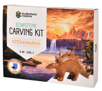 Stone Carving Kit -- Stegosaurus
