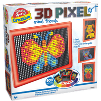 3D Pixel Art Animal Friends - Small World Creative