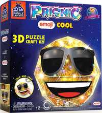 Prismic 3D Puzzle Lantern Kit: Emoji Cool