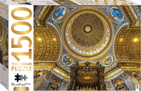 Mindbogglers Gold 1500 Piece Puzzle St. Peter's Basilica