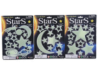 Glow in the Dark Stars on Cards (3 Asstd)