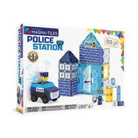 MAGNA-TILES Police Station 35-Piece Magnetic Construction Set
