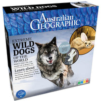 Australian Geographic Wild Dogs discovery box for kids with wild dog figure