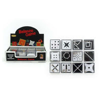 Balance ball game set with 12 assorted panels