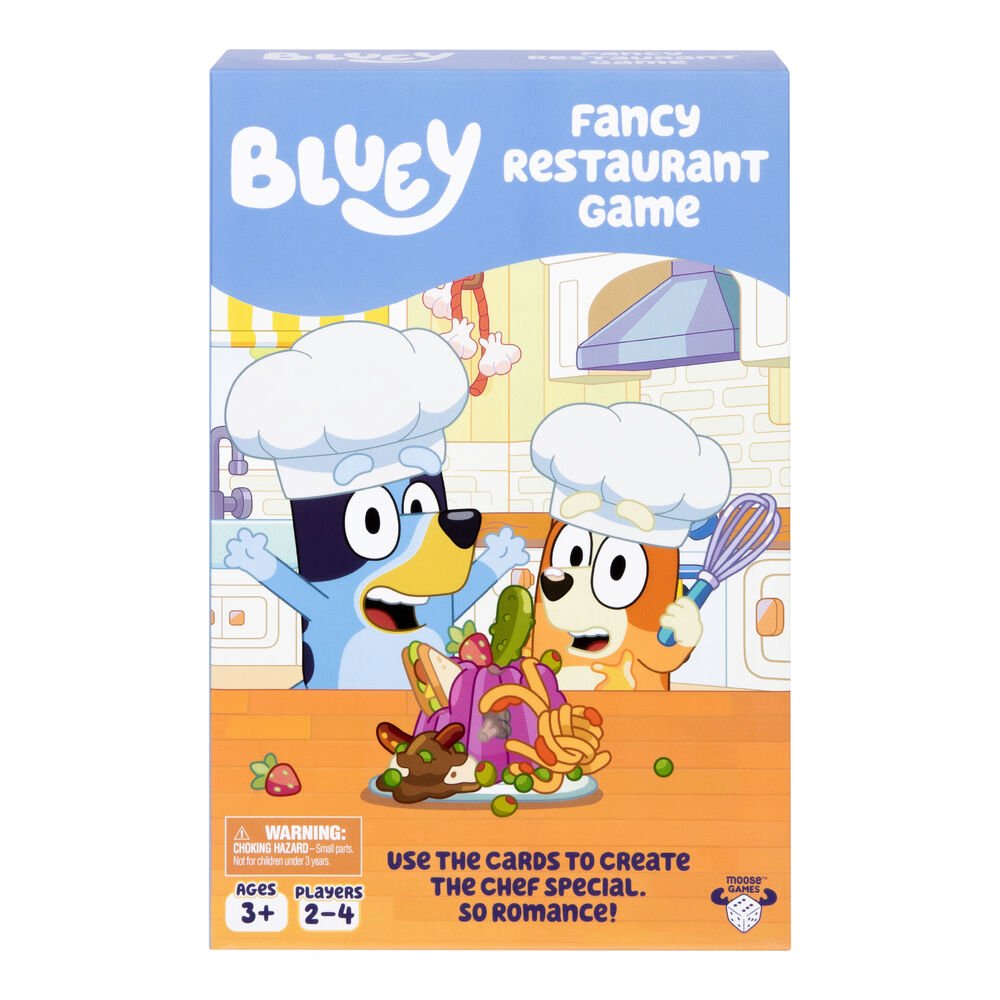 Fancy restaurant board game box showing two chefs cooking game scene