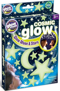 Cosmic Glow Moon & Stars glow-in-the-dark stars and moon kit box