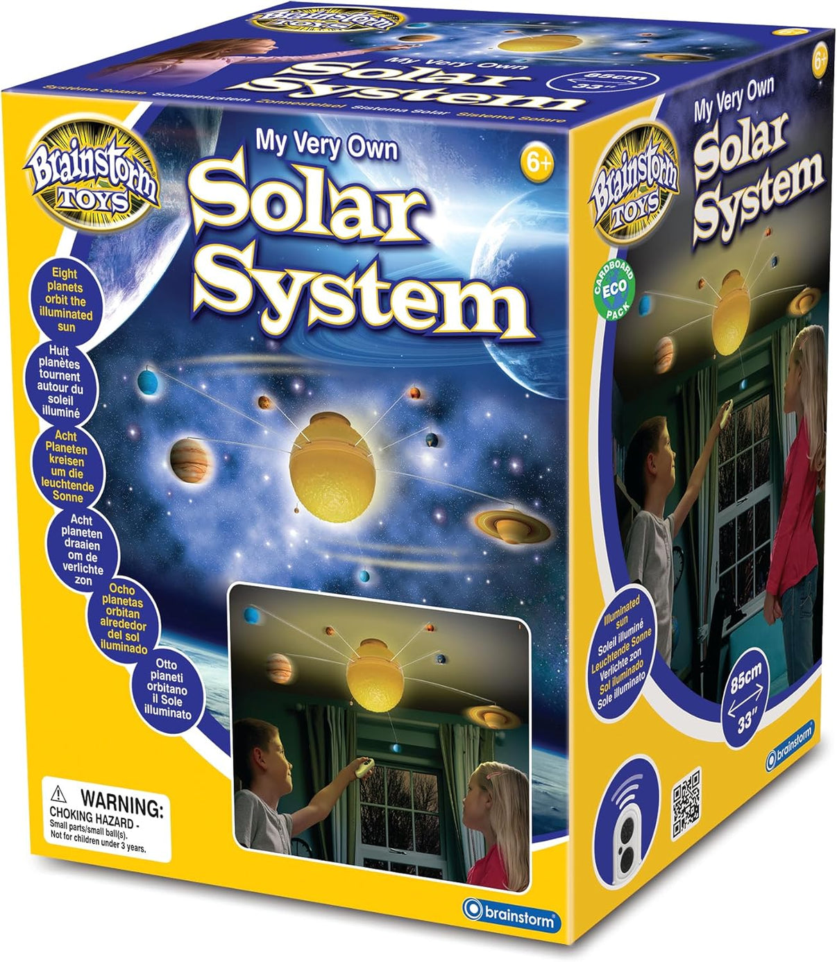 Brainstorm My Very Own Solar System kit box with planet-mobile artwork