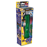 Night Vision Torch toy in green on retail packaging box, Outdoor Adventure theme