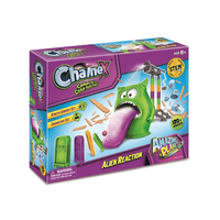 Chainex Alien Reaction STEM chain reaction toy set in purple-and-green box, age 6+