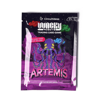 CircuitMess Artemis trading card game pack, purple octopus artwork, age 7+