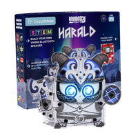DIY Viking Bluetooth speaker kit box with robot head and build parts
