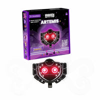 Artemis mini robot kit box with red robot face and black side arms