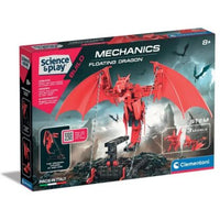 Mechanics Floating Dragon science play STEM building set box, red dragon model