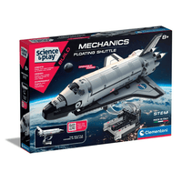 Clementoni STEM mechanics floating shuttle construction kit box, 8+.