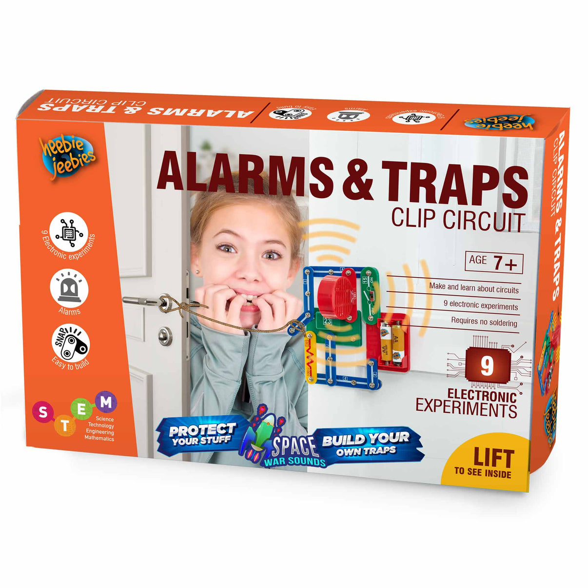 Alarms & traps clip circuit kit retail box with circuit components pictured