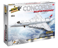 Construct It Concorde jet model kit box, 255 pieces, ages 8+
