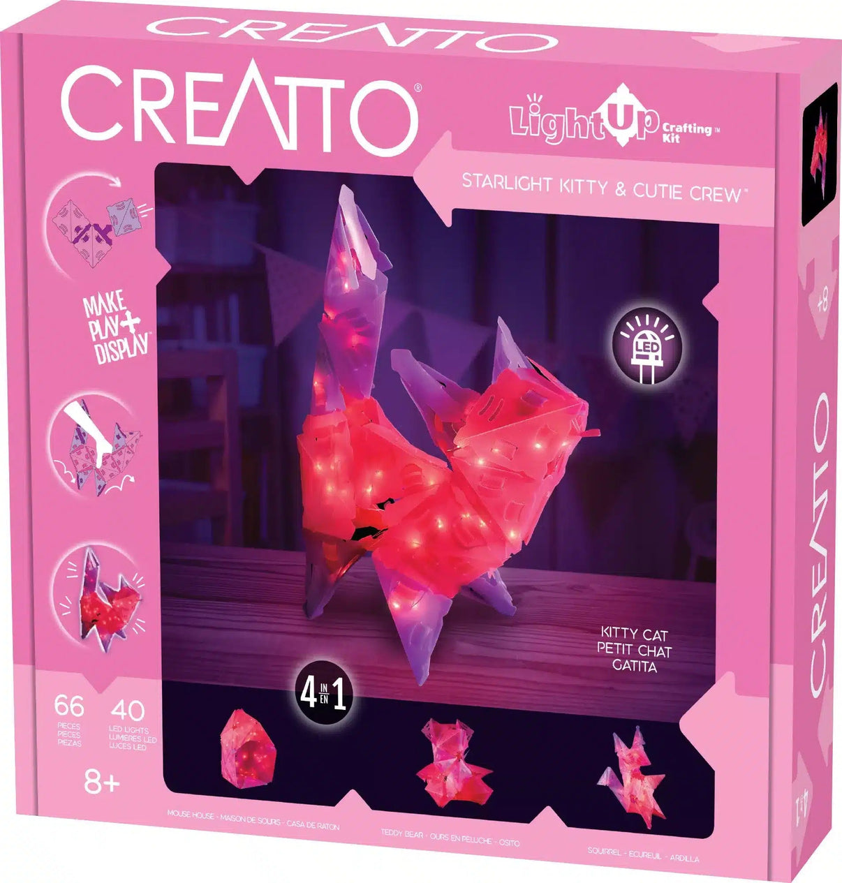 Creatto light-up 3D puzzle box for Starlight Kitty & Cutie Crew
