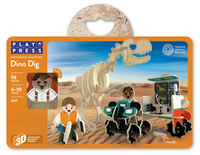 PlayPress Natural History Museum Dino Dig | Sustainable 3D Fossil Build