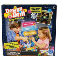 Design & Drill BrightWorks educational kit box with peg drill board artwork
