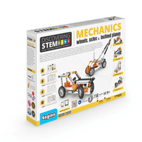 Mechanics STEM building set box for wheels, axles and inclined planes