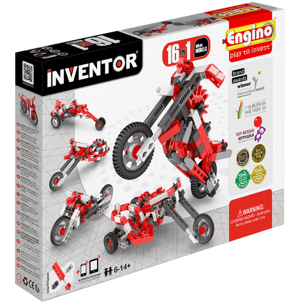 Engino Inventor Motorräder 8 in 1 Konstruktionsbaukasten 0832