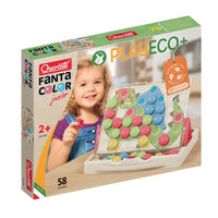 Junior mosaic activity set in eco tray with multicolor beads, in retail box
