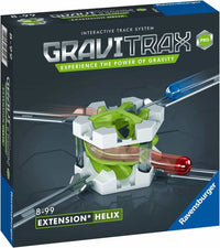 GraviTrax PRO extension helix track set box front with green spiral and track pieces