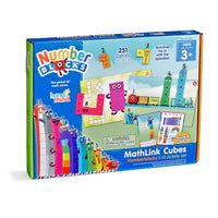 Numberblocks MathLink cubes activity set box with Numberblocks character graphics