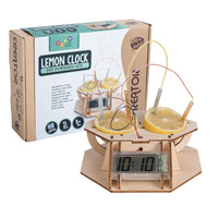 Heebie Jeebies Lemon clock DIY power kit in retail box, with lemon clock image on front