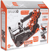 HEXBUG VEX Hexcalator construction kit box with orange robot model and STEM branding