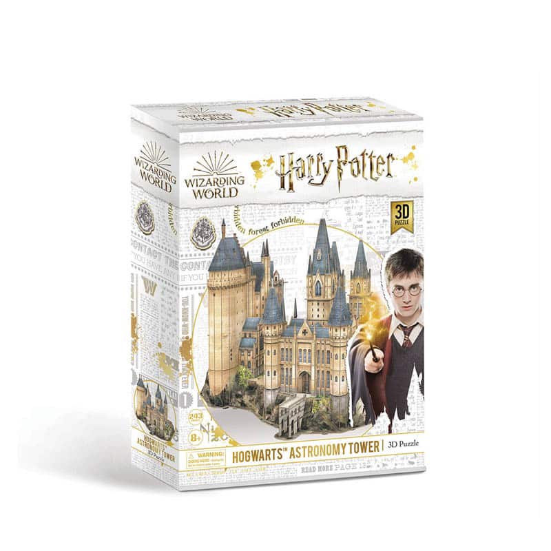 Astronomy Tower 237-piece 3D puzzle box with wizarding world theme