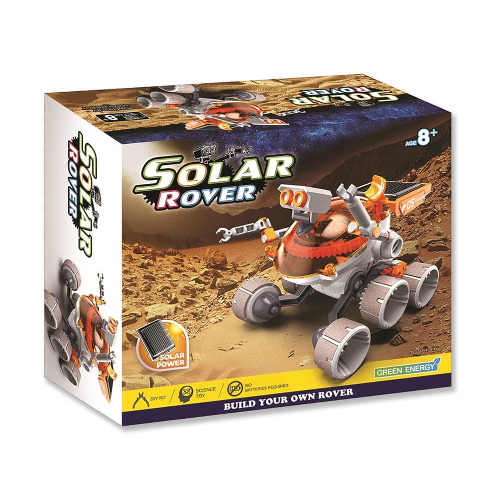 Johnco Solar Rover science kit box with solar rover artwork and build-your-own text