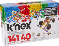 K'NEX Beginner Builds construction set box, 141 pieces for 40 builds