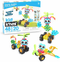K'nex Zoomin Buddies build set box with colorful robot and vehicle pieces