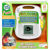 LeapFrog Scribble & Write toy box showing tablet and yellow stylus